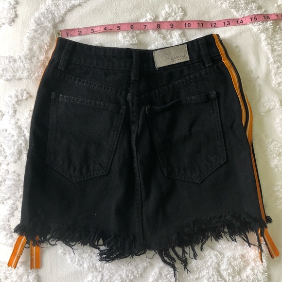CARMAR Denim Skirt with Size Zips - Picture 2 of 5